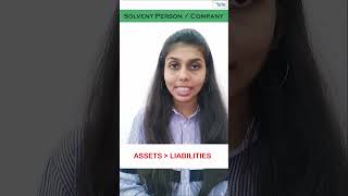 Solvent and Insolvent Person  Basic Accounting Term  Insolvent meaning Letstute Accountancy Hindi [upl. by Bubalo352]