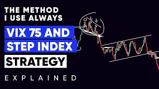 The strategy I use to trade Vix 75 and Step Index  Volatility 75 Strategy [upl. by Koralie]