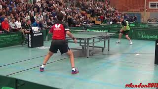 Timo Boll vs JanOve Waldner 2017 Leipold Super Cup [upl. by Roshelle]