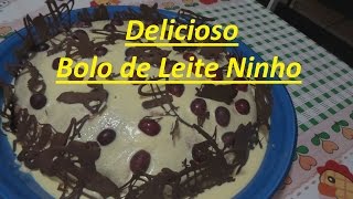 Bolo de Leite Ninho Gelado [upl. by Noved]