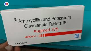 Augmed 375 mg Tablet  Amoxicillin and Potassium Clavulanate Tablet  Augmed Tablet Uses Benefits [upl. by Alidus]