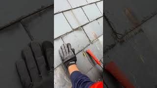 Slate Roof Savior How to Use the Esdec Hall Hook for Tile Repair hallhook shorts [upl. by Einial]