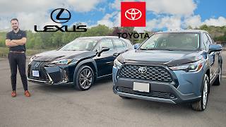 Toyota Corolla Cross LE Vs Lexus UX 250H  Does Practicality trump Luxury [upl. by Embry663]