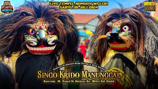 Kiprah Barongan Baru Dari SINGO KRIDO MANUNGGAL Live Tempel Bumiayu Weleri 2072024 Terbaru [upl. by Litch635]