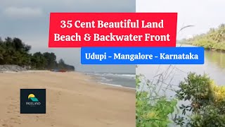 35 Cent Beautiful Land Beach amp Backwater Front For Sale  Udupi  Mangalore  Karnataka [upl. by Gorlin399]