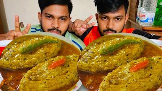 EATING ASMR EGG OMELET ILISH FRYSORISHA ILISH AND WHITE RICE CHALLENGE। TWINS ASMR EATING। MUKBANG [upl. by Seppala]