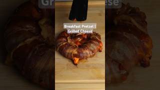 Air Fryer Breakfast Pretzel  Air Fryer Grilled Cheese breakfast cheese recipe [upl. by Bushweller]