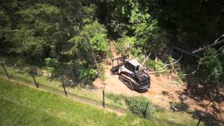 JR Landworks Retention Pond Land Clearing [upl. by Didi855]