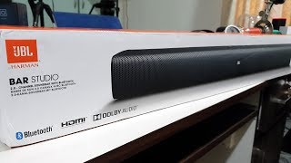 JBL Bar Studio Budget Soundbar Review  Is it any good [upl. by Otrebtuc]