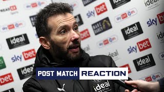 Carlos Corberán’s postmatch reaction to Leicester City loss [upl. by Alleuqram]