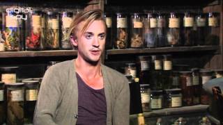 Tom Felton on hair dye and missing the Harry Potter family [upl. by Aliuqaj]