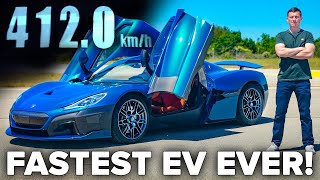 Rimac Nevera review Worlds fastest EV with 258mph top speed [upl. by Knudson]