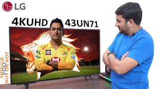 LG LED 43 INCHES 4K Ultra HD 43UN7190PTA LED Tv Unboxing amp Detailed Review Hindi [upl. by Gambrell]