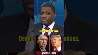 quotMitch McConnell Endorses Donald Trumpquot 😱🤣 MICHAEL CHE shorts [upl. by Renate]