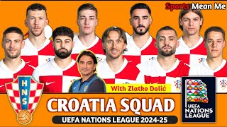 Croatia Squad For UEFA Nations League 2024 in October  Croatia Nations Football Team [upl. by Reviel]