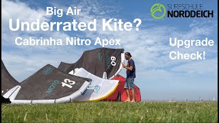 Surfschule Norddeich Kitesurfen lernen I Cabrinha Upgrade Check I Aluula Apex Classic Big Air [upl. by Swor]