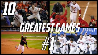 MLB  10 Greatest Games of the 21st Century  1 [upl. by Anelagna]