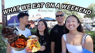 WHAT WE EAT IN A WEEKEND ON VACATION  VLOG  The Laeno Family [upl. by Whale798]