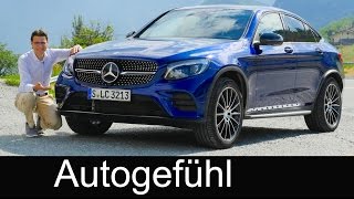 Mercedes GLC Coupé FULL REVIEW test driven allnew neu 250 amp 350e 20162017 [upl. by Cori743]