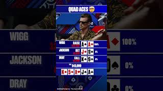 Never seen so many aces in one hand quads aces [upl. by Oika]