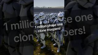 1 Million Imperial StormTroopers Vs 1 Million Phase One Clone Troopers gaming games starwars [upl. by Charlotte]