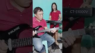 Stranger on the shore cover by Butz and Ruby Agudo guitar fingerstyle instrumental coupleband [upl. by Sivek]