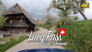 Switzerland 🇨🇭 Scenic Drive from Brügg to Sumiswald [upl. by Nwahshar920]