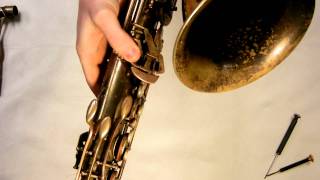 Repairmans Overview SML Revision D tenor saxophone [upl. by Aninahs]