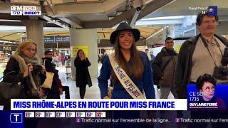 Miss RhôneAlpes en route pour Miss France [upl. by Cirre]