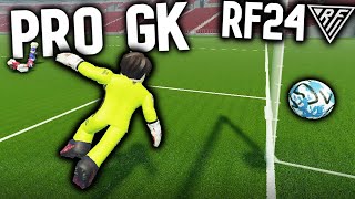 Real Futbol 24 but im a pro gk totally not cap Part 2 [upl. by Naujak492]