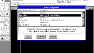 11 MicroStation v5 3D Basics Button Assignments Tentative Button Delta Value Icon [upl. by Gusti]