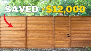 Paying to have a new fence built is expensive Do this instead [upl. by Eylk]