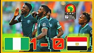 NIGERIA VS EGYPT 10 HIGHLIGHTS  AFCON 2022  POST MATCH REACTION  KELECHI IHEANACHO  OLOYE [upl. by Eelyme]