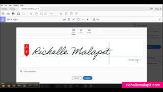 HOW TO SIGN PDF FILE IN ADOBE ACROBAT READER [upl. by Fawne]