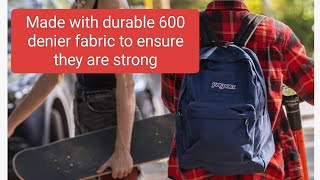 Premium Backpacks  Durable Lightweight Bookbag with 1 Front Utility Pocket backpack [upl. by Kunin100]