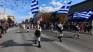 Greek OXI Day Parade 2024 – Toronto Greektown amp Danforth [upl. by Nawoj425]