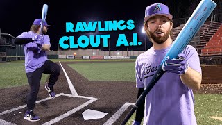 Hitting with the 2024 Rawlings CLOUT AI  BBCOR Baseball Bat Review vs Rawlings Icon amp LS Atlas [upl. by Skyla]