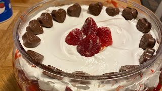 My mamaws Valentine’s punch bowl cake recipe [upl. by Mumford97]