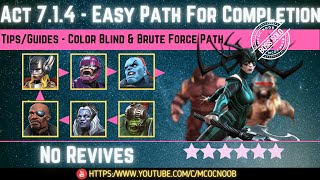 MCOC Act 714  Easy Path for Completion  TipsGuides  No Revives  Story quest Book 2 [upl. by Sinnal946]