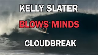 KELLY SLATER BLOWS THEIR MINDS AT CLOUDBREAK Fiji [upl. by Lovmilla]