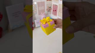 Christmas ആയാൽ gift box ഒക്കെ വേണ്ടേ🎁 diy craft shorts giftbox [upl. by Wolfgram]