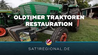 TreckerOldtimer Sammler restauriert alte Maschinen [upl. by Raymund]