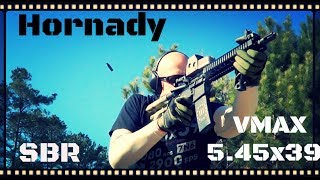 Hornady 545x39 60gr VMAX From A SBR Ballistics Gel Test HD [upl. by Hotchkiss]