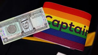 English FA Hypocrisy Over LGBTQ Captain Rainbow Armbands [upl. by Adekram]