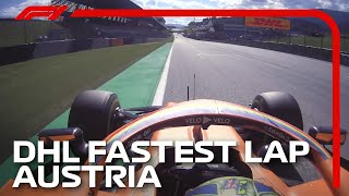 Lando Norris Claims First Ever Fastest Lap  2020 Austrian Grand Prix  DHL [upl. by Tnecnev717]