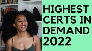 Highest Paying Certifications In Demand  2022 [upl. by Debbi]