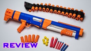 REVIEW Spring Thunder  SUPER COOL NERF SHOTGUN [upl. by Ferde]