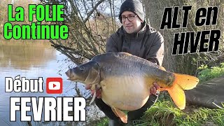 Comment réussir un amorçage ALT en HIVER  PECHE de la CARPE en RIVIERE épisode 2 [upl. by Haggar57]