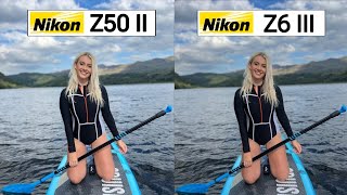 Nikon Z50 II VS Nikon Z6 III Camera test Comparison [upl. by Salahi]