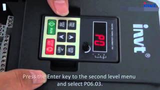 Solar Pump Inverter How to Set Solar Pump Inverter GD100PV Parameters [upl. by Anerres]